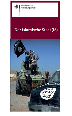 Titelbild des Faltblatts "Der Islamische Staat" , Quelle: Bundesamt für Verfassungsschutz